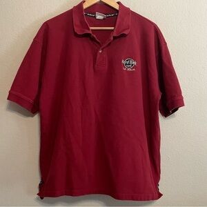 Vintage Hard Rock Cafe La Jolla Polo Shirt Size XL